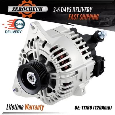 Alternator 11188 For KIA Sportage Optima Hyundai Santa Tucson 2005-2007 2.7L V6 Foto 1 de 4