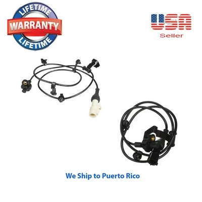 2 ABS Wheel Speed Sensor Rear Right & Left Fit Ford Edge Lincoln MKX 07-08 FWD - Image 1 of 4