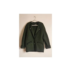 Stapf Sportswear Tyrol, grün mit schwarzem Rand, Hornknöpfe, Gr. XL - Bild 1 von 9