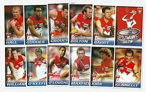 2005 Herald Sun SYDNEY Team Set (12) - Picture 1 of 1