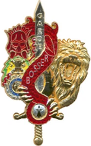 BOSSER, Garde, 10° Promo ESOG CHATELLERAULT, DRAGON ROUGE, A.B. gn 0203 (0749) - Imagen 1 de 2