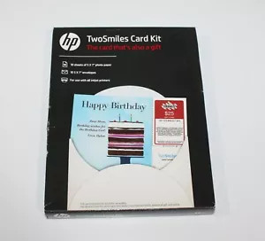 HP TwoSmiles Drucker Grußkarten-Kit #SF788A für Tintenstrahldrucker - Bild 1 von 2