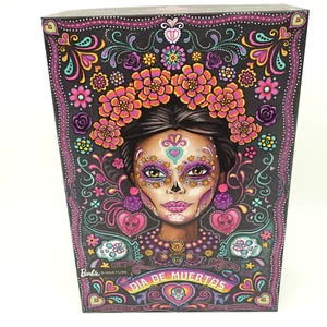 Barbie Signature Dia De Muertos da collezione in nero HRM72 2024 nuova con scatola - Foto 1 di 14
