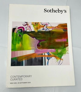 SOTHEBY'S Contemporary Curated SEPTEMBER 2015 Catalog NY CALDER WARHOL KOONS TAL - Picture 1 of 12