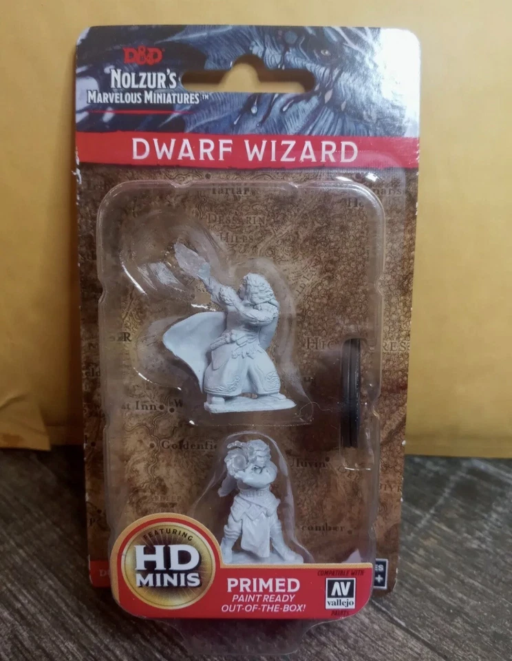 Миниатюры Dwarf Wizard Nolzur's Marvelous Miniatures (Wizkids 2017) 2 D&D 28 мм - Изображение 1 из 1