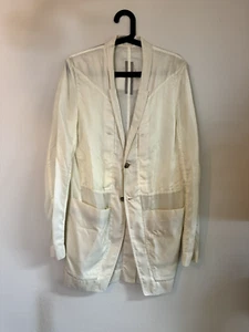 RICK OWENS Lido jacket natural 38IT Fogachine SS22 - Picture 1 of 13