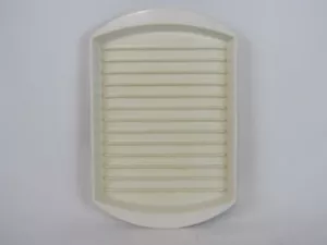 Miracle Ware by Progressive International Microwave Bacon Cooker Tray-White-EUC - Picture 1 of 3