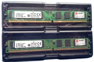 MEMORIE RAM KINGSTON 4 GB (2 x 2 GB) DDR2 667 MHz - 1,8 V - DIMM SDRAM PC2 - Imagen 1 de 9