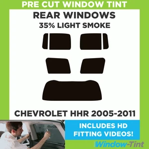 Pre Cortado para Ventana Película de Tinte Chevrolet HHR 2005-11 35% Light Coche - Picture 1 of 10