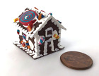 dollhouse Miniature Gingerbread House 3D clay work Christmas decor