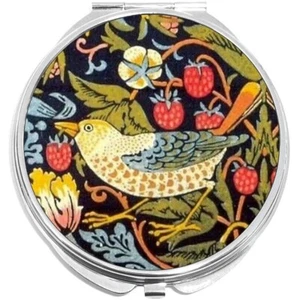William Morris Strawberry Thief Compact con espejos - para bolsillo o bolso - Imagen 1 de 2
