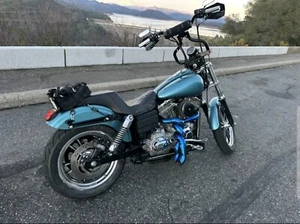 Twisted Exhaust Pipes Muffler fits Harley-Davidson Dyna Super Glide FXD 2 into 1 - Picture 1 of 4