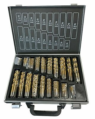 170pc Metric Drill Set 1-10mm Tin Coated HSS Drills For Metalwork Rdgtools • 47.50£