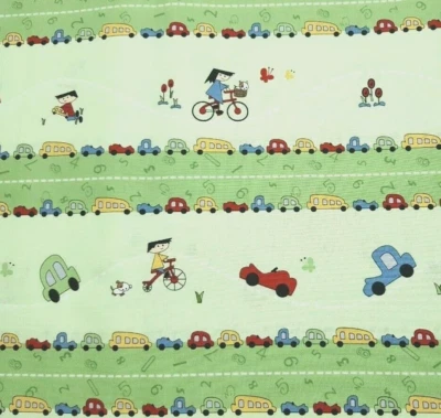 1 yarda 8" Vintage Play Susan Marth Rojo Gallo Coche Autobús Camión Niño Niña Verde Foto 1 de 2