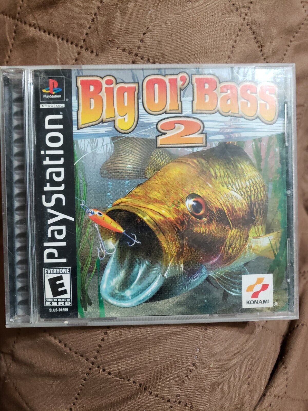 Fisherman Bait 2 Big Ol Bass. Sony PlayStation, PS1, Complete VG Fast Shipping!
