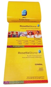 Rosetta Stone Spanish Latin America Level 1-3 & Audio Companion MP3 Level 2  - Picture 1 of 13