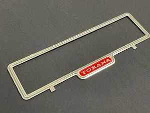 HOLDEN TORANA NUMBER PLATE SURROUND/FRAME **SINGLE** **6 DIGIT SLIMLINE** - Picture 1 of 5