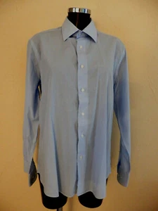 Emmanuelle Khanh - Camisa - de Cuadros Azul y Blanco - Talla L 41/42 - Imagen 1 de 5