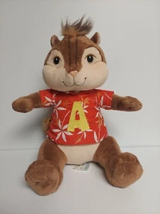 Build A Bear Alvin The Chipmunks 12" Plush Hawaiian Shirt Stuffed Toy *READ* - Picture 1 of 3