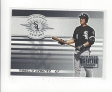 2003 Donruss Signature Team Trademarks Century #19 Magglio Ordonez White Sox/100