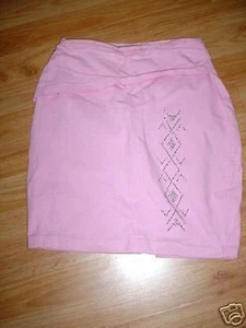 80er~80er~DAMEN~HIGH~LYCRA~ROSA~ROCK MINIROCK-M ? - Bild 1 von 1
