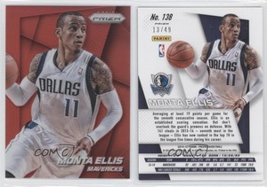 2014-15 Panini Prizm Red Prizms /49 Monta Ellis #138