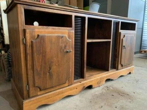 Solid TV Entertainment Cabinet - Picture 1 of 2