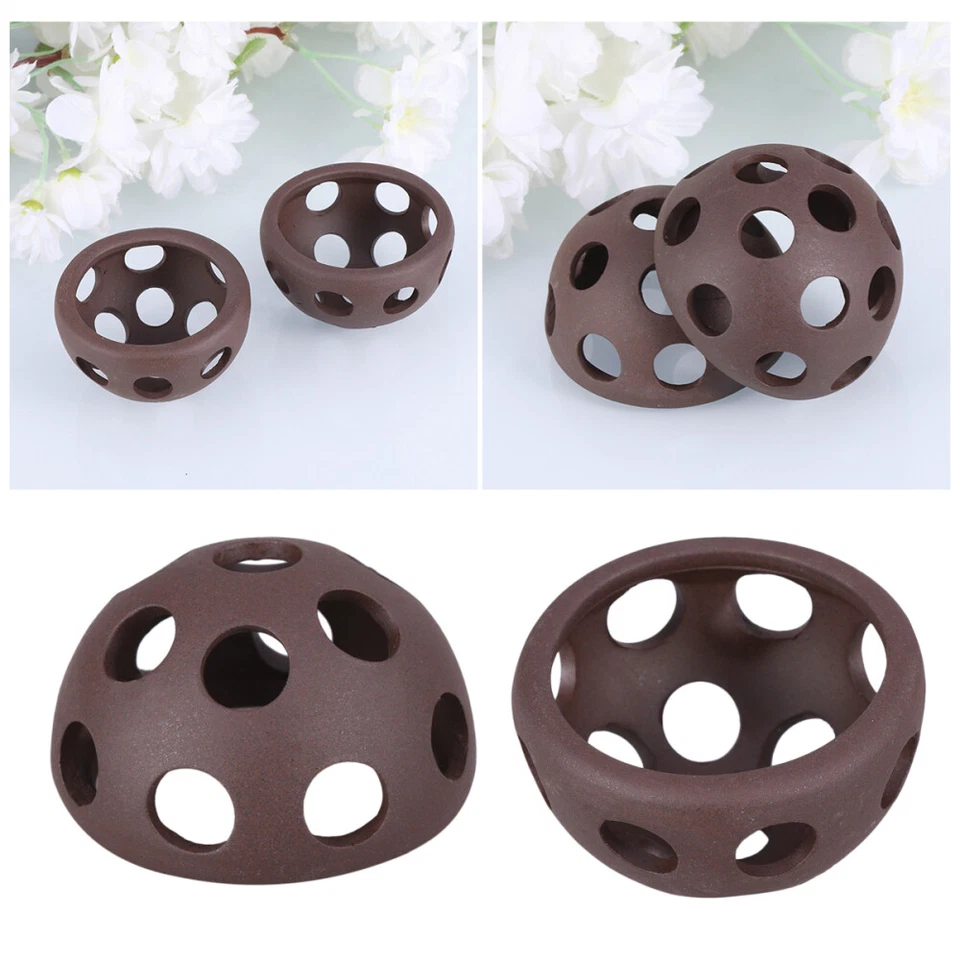 Maceta de cría de camarones de cristal 2 piezas cueva para tanques casa pequeño nido de peces Foto 1 de 4