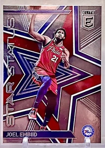 2021-22 Panini Donruss ELITE JOEL EMBIID STAR STATUS PHILADELPHIA 76ers - Picture 1 of 2