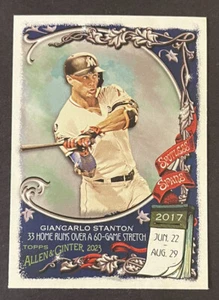 Inserto de vanos impecables Topps Allen & Ginter 2023 #SS-36 GIANCARLO STANTON - Imagen 1 de 2