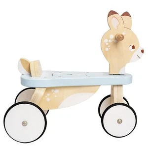 Le Toy Van - Petilou Wooden Ride On Deer Push Along Toy for Toddlers | Suitab... - Picture 1 of 8