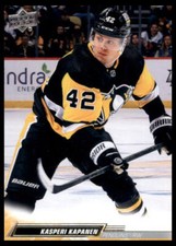 2022 Upper Deck #141 Kasperi Kapanen Pittsburgh Penguins Hockey Card