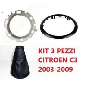 CUFFIA CAMBIO CORNICE E GHIERA CITROEN C3 DAL 2002 RINFORZATA COMPATIBILE - Foto 1 di 5