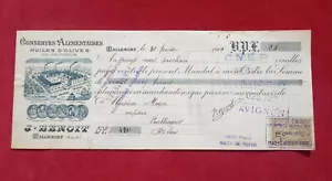 MALLEMORT : J.BENOIT - Huiles d'Olives : Mandat 1902 ! - Picture 1 of 2