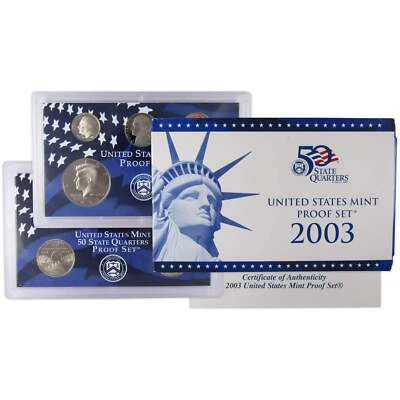 2003 Clad Proof Set U.S. Mint Original Government Packaging OGP COA - Image 1 of 4
