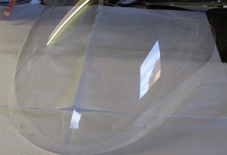 Pantalla de repuesto para adaptarse a Suzuki GSXR750LTD 1986 transparente hecha en el Reino Unido  Foto 1 de 1
