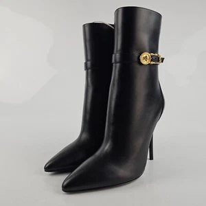 Versace Aevitas 110 mm schwarze Stiefeletten neu Größe 36 US 6 - Bild 1 von 12