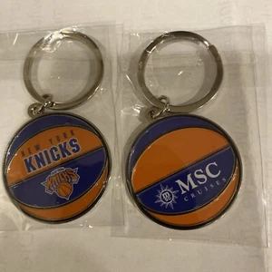NEW YORK KNICKS/MSC (1) Portachiavi in metallo 2 lati - Foto 1 di 1