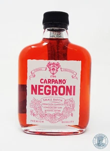 Miniature / Mignon Vermouth Negroni CARPANO 10cl - Picture 1 of 2