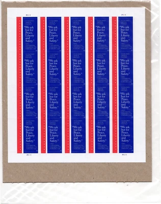 Scott #5939 1st Continental Congress Full Sheet of 20 Forever Stamps - Sealed UV - Image 1 of 4