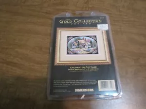 DIMENSIONS THE GOLD COLLECTION PETITES ENCHANTED COTTAGE COUNTED CROSS STITCH - Picture 1 of 3