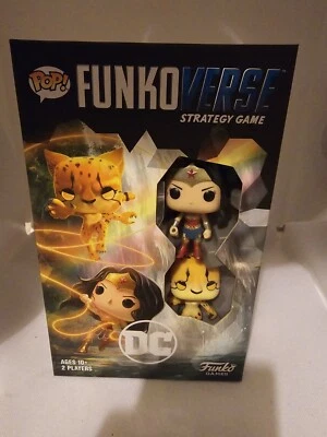 Funko POP! Funkoverse Strategy Game NEW - 102 - Wonder Woman/ The Cheetah - Image 1 of 2
