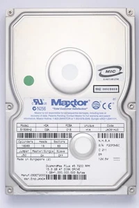 Maxtor DiamondMax Plus 45 51536H2 15.3GB IDE Desktop Hard Drive Code: JAC61HU0 - Picture 1 of 2