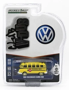 1:64 GreenLight *CLUB V-DUB R6* SCHOOL BUS 1964 Volkswagen SAMBA BUS NIP! - Picture 1 of 1