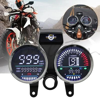 Conjunto de velocímetro digital para moto Suzuki GN125 GN 125 Foto 1 de 4