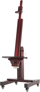 Staffelei Profi Künstlerstaffelei neigbar flach hält leicht Leinwand Palisander gefertigt - Bild 1 von 6