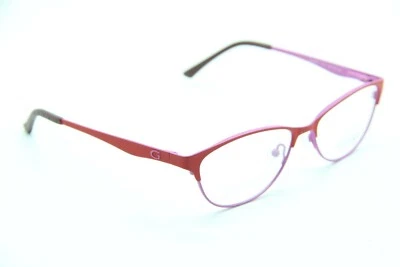 NUEVAS GAFAS AUTÉNTICAS ADIVINAR KIDS GU 2504 073 ROJO PÚRPURA MARRÓN GU2504 53-15 Foto 1 de 3