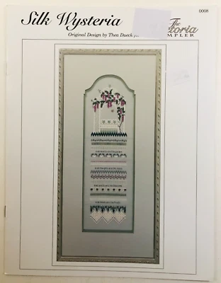 The Victoria Sampler SILK WYSTERIA Hardanger Pattern 0008 De Colección Thea Dueck Foto 1 de 3