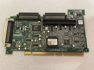 Adaptec AHA-29160 Ultra-160 LVD SCSI CONTROLLER PCI ADAPTER CARD, Tested - Image 1 of 4