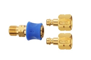 Cadac Quick Release Kupplung 3-teilig Kupplungsstück Doppelkupplung Push & Pull - Bild 1 von 2